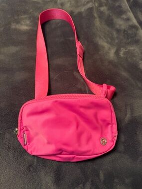 lululemon athletica Hot Pink Crossbody Belt Bag